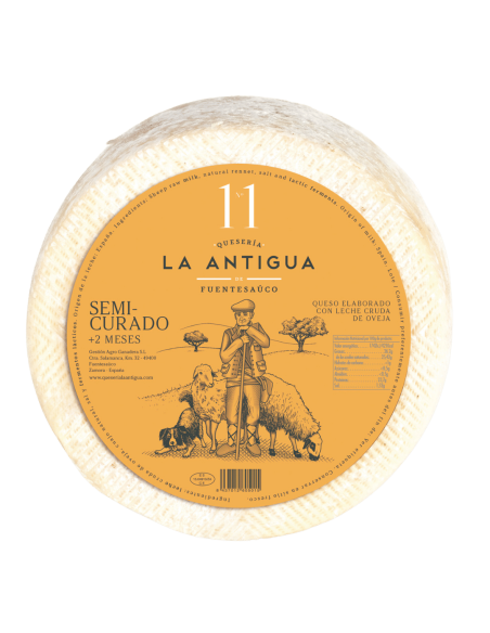 Queso de oveja semicurado la antigua de fuentesauco