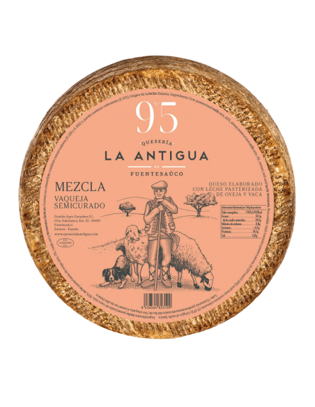Queso semicurado mezcla Vaqueja